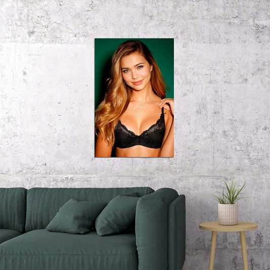 Sandra Kubicka Sexy Cute Female Model Poster Wall Art Print Home Wall Decor