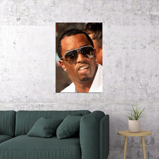 Puff Daddy Sunglasses Rapper Poster Wall Art Print Home Wall Decor