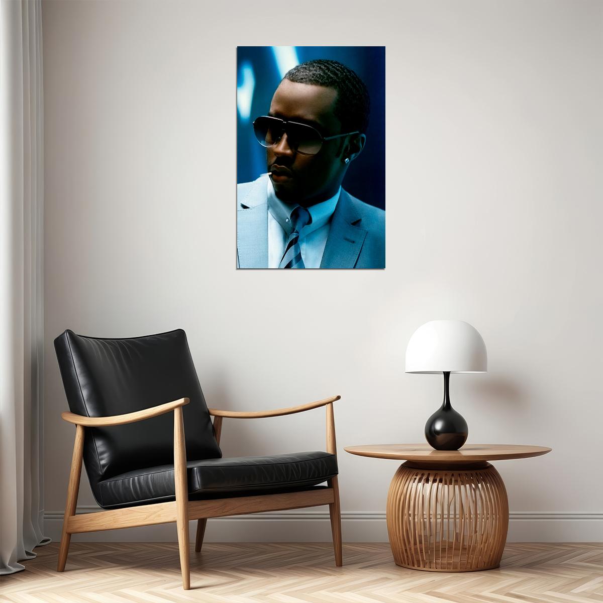 Puff Daddy Sunglasses Rapper Poster Wall Art Print Home Wall Decor