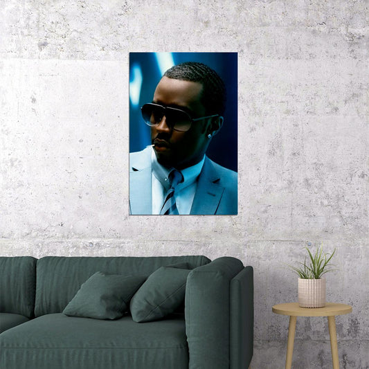 Puff Daddy Sunglasses Rapper Poster Wall Art Print Home Wall Decor