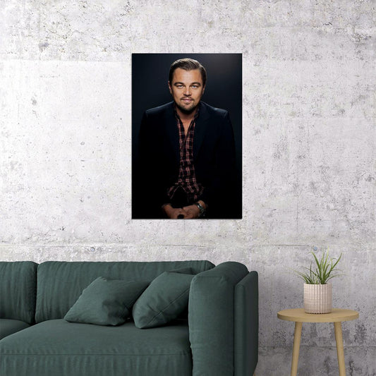 Leonardo Dicaprio Handsome Actor Poster Wall Art Print Home Wall Decor
