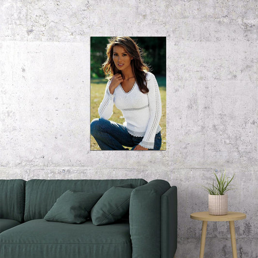 Morena Vorwin Cute Sweet Female Model Poster Wall Art Print Home Wall Decor