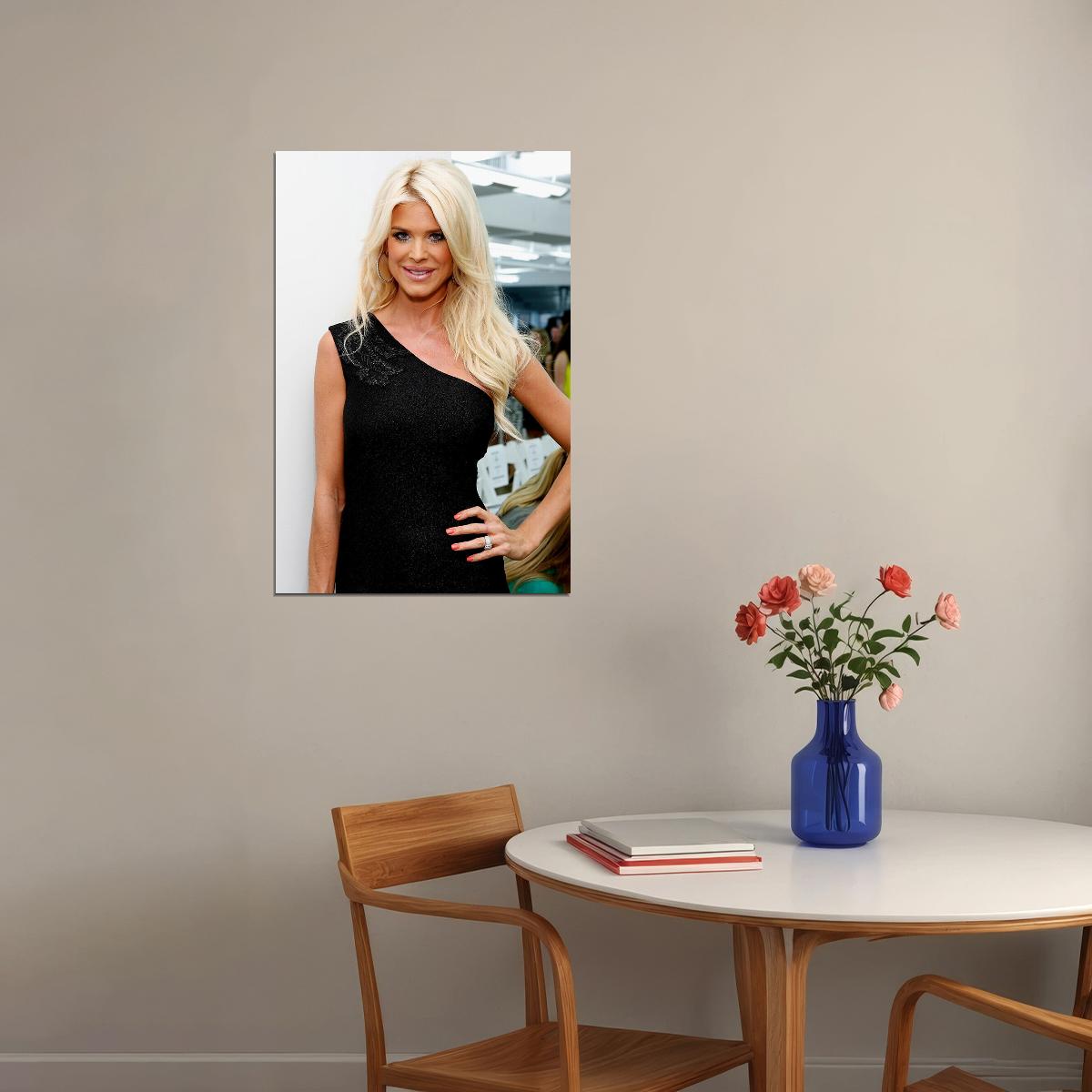 Victoria Silvstedt Blond Fashion Model Poster Wall Art Print Home Wall Decor