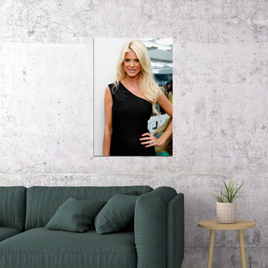 Victoria Silvstedt Blond Fashion Model Poster Wall Art Print Home Wall Decor