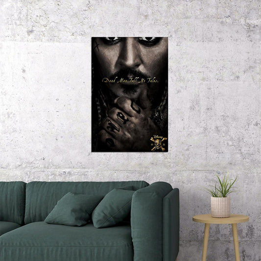 Pirates Of Carribean Movie Johnny Depp Poster Wall Art Print Home Wall Decor