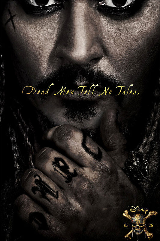 Pirates Of Carribean Movie Johnny Depp Poster Wall Art Print Home Wall Decor