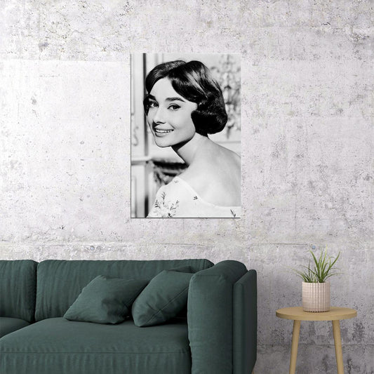 Audrey Hepburn Actor Model Charitable Actress Vintage Poster Wall Art Print Home Wall Decor
