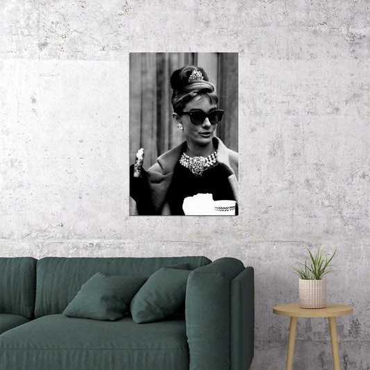 Breakfast At Tiffany's Movie Hepburn Comedy Drama Poster Wall Art Print Home Wall Decor
