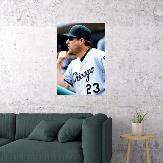 Basebal Robin Ventura Chicago Poster Wall Art Print Home Wall Decor