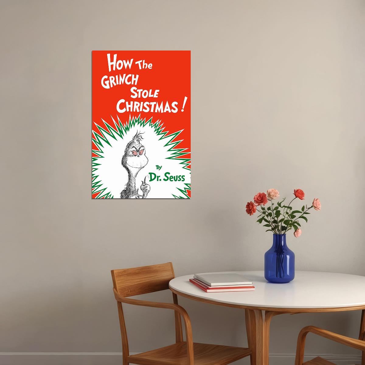 How The Grinch Stole Christmas Movie Comedy Family Poster Wall Art Print Home Wall Decor