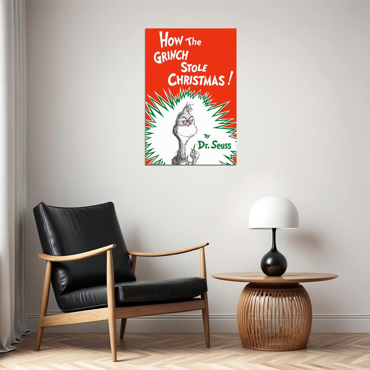 How The Grinch Stole Christmas Movie Comedy Family Poster Wall Art Print Home Wall Decor