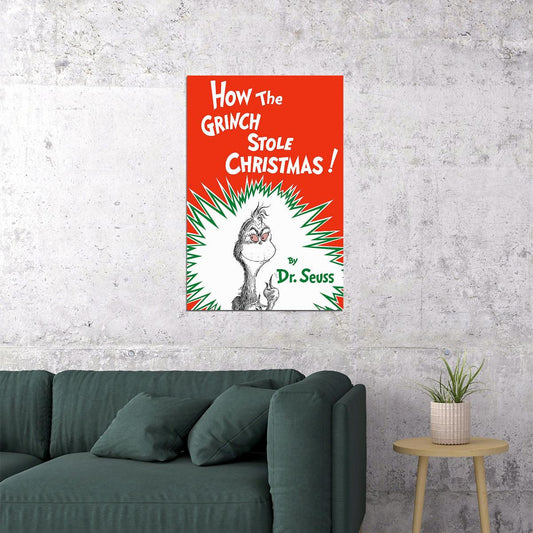 How The Grinch Stole Christmas Movie Comedy Family Poster Wall Art Print Home Wall Decor