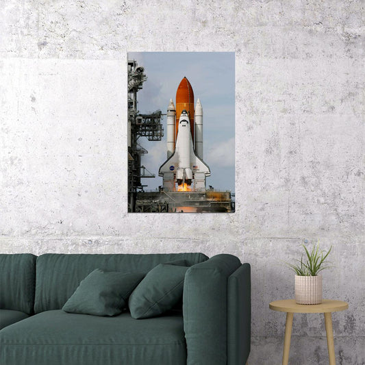 Space Shuttle Taking Science Excitement Poster Wall Art Print Home Wall Decor