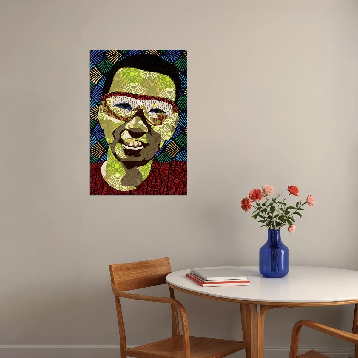 Marijuana Dope Dimensions Face Poster Wall Art Print Home Wall Decor