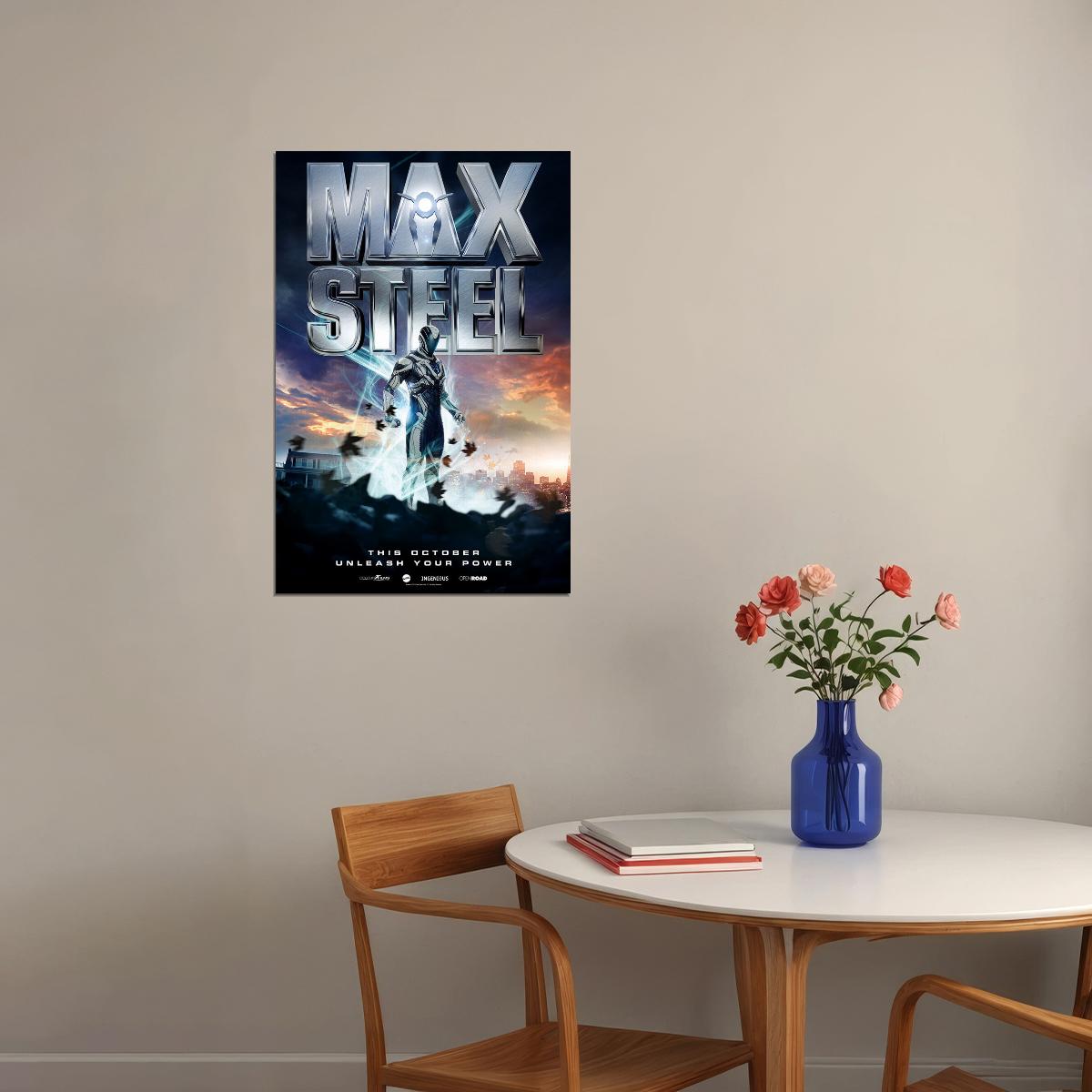 Max Steel Action Adventure Fantasy Poster Wall Art Print Home Wall Decor