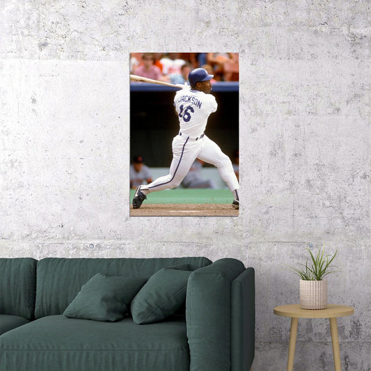 Baseball Bo Jackson Kc Atlethe Sport Poster Wall Art Print Home Wall Decor