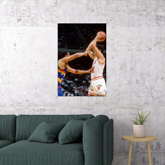 Rony Seikaly Basketball Player Poster Wall Art Print Home Wall Decor