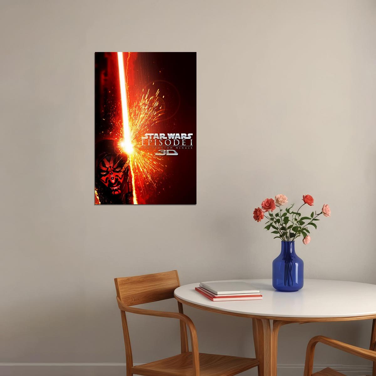 Star Wars Episode 1 Darth Maul Sci Fi Poster Wall Art Print Home Wall Decor