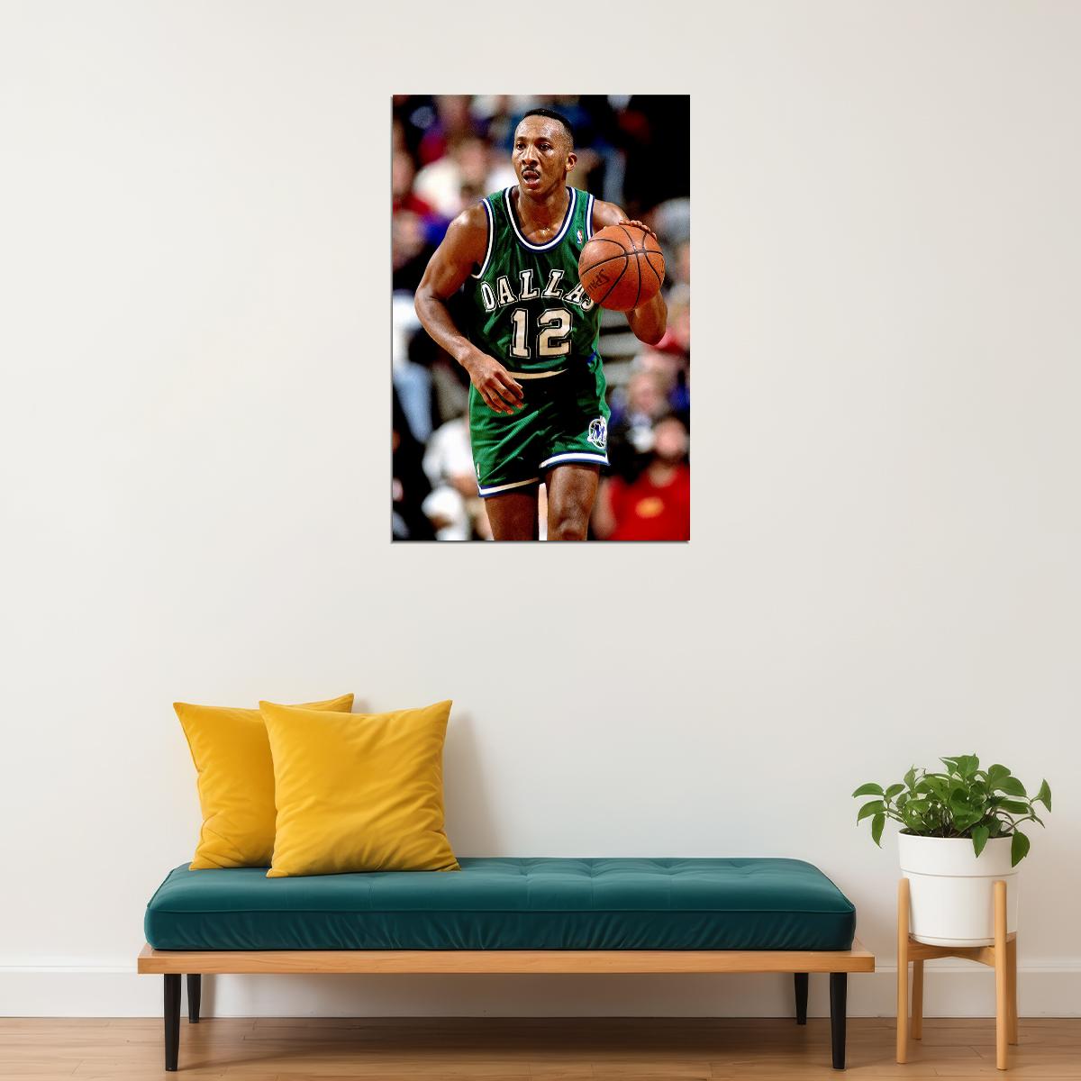 Derek Harper Best Basketball Player Poster Wall Art Print Home Wall Decor