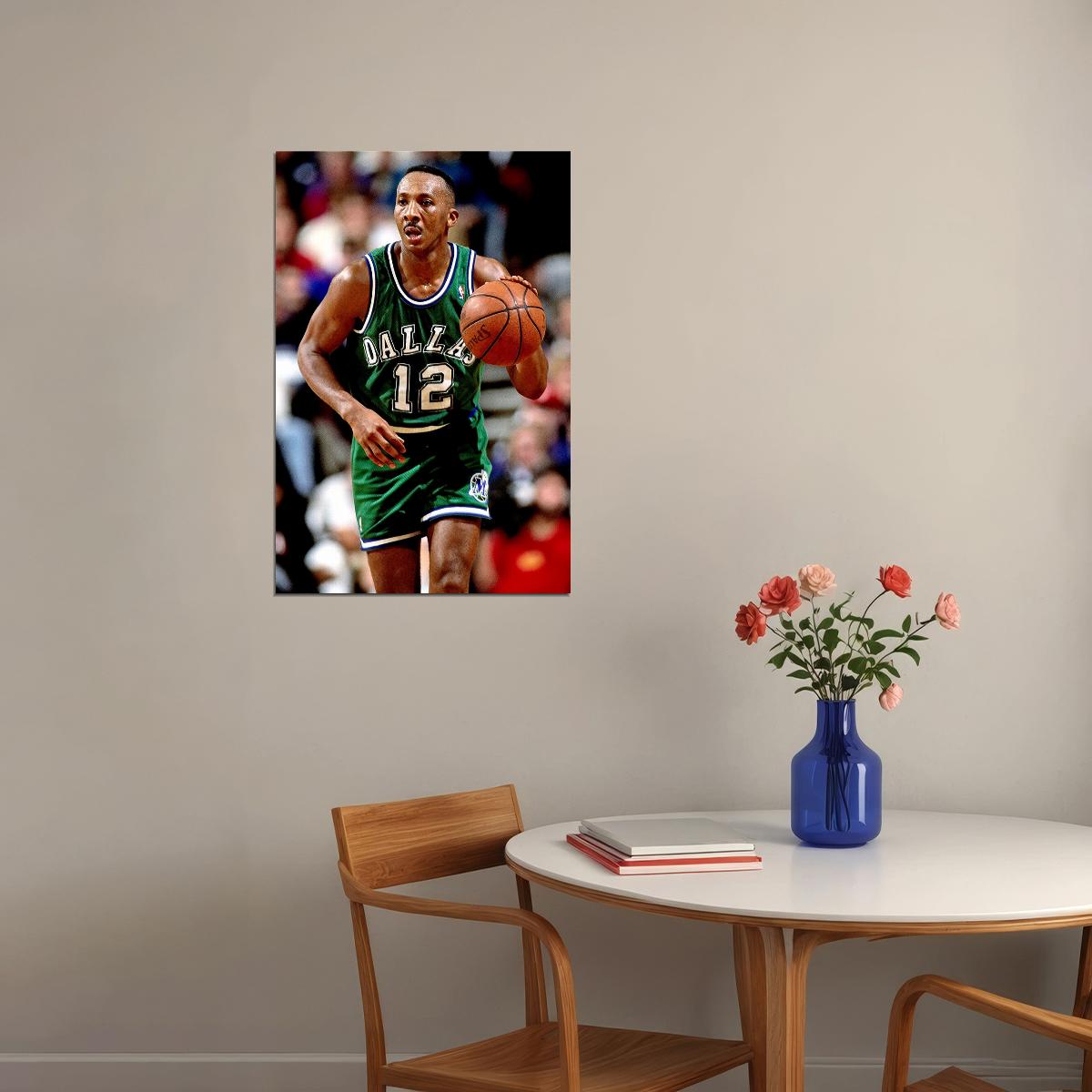 Derek Harper Best Basketball Player Poster Wall Art Print Home Wall Decor