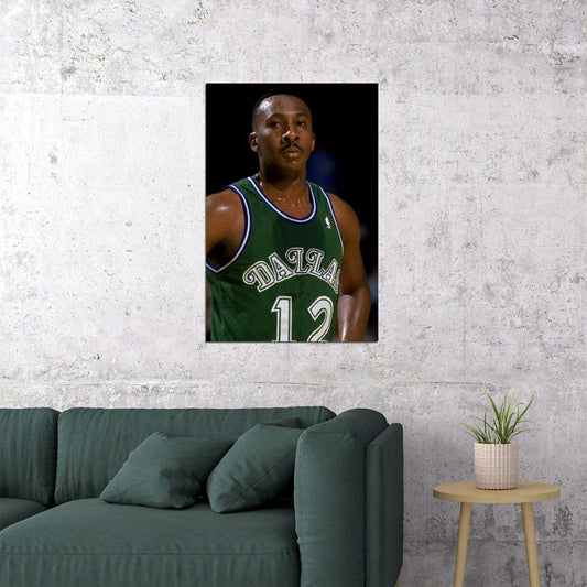 Derek Harper Old Basketball Player Poster Wall Art Print Home Wall Decor