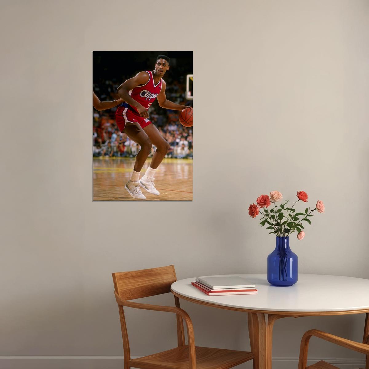 Charles Smith Old Basketball Player Poster Wall Art Print Home Wall Decor