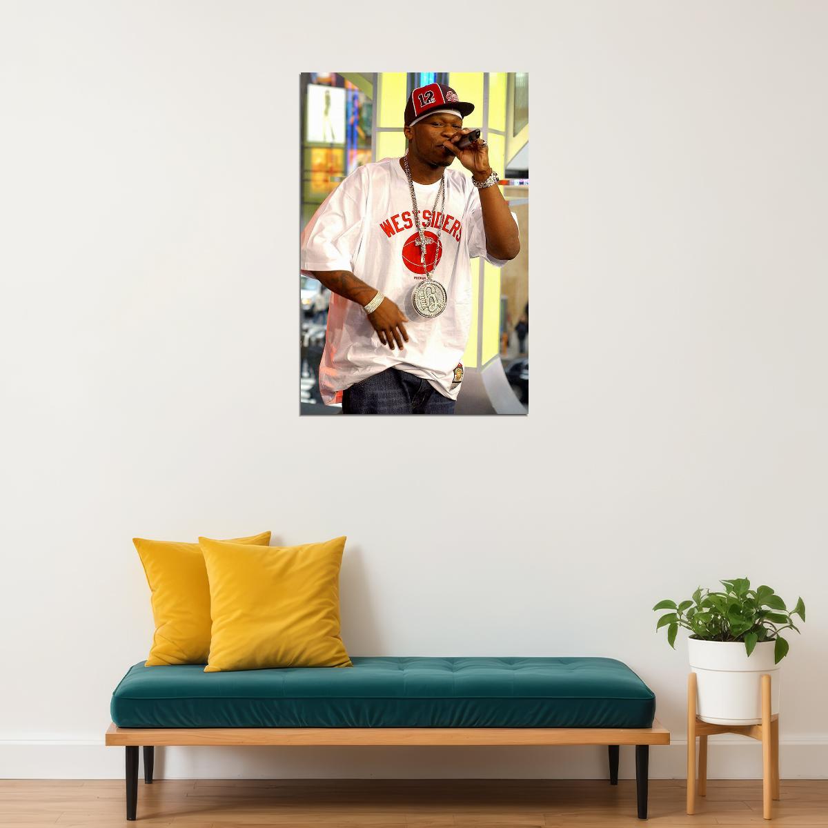 50 Cent Hip Hop Rapper Musician Singer Poster Wall Art Print Home Wall Decor