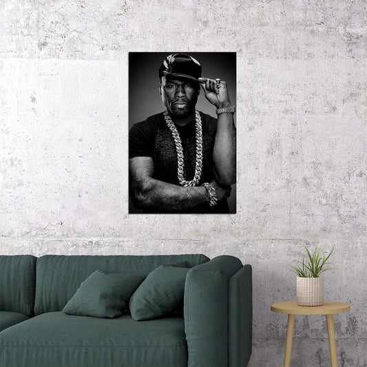 50 Cent Hip Hop Rap Musician Poster Wall Art Print Home Wall Decor