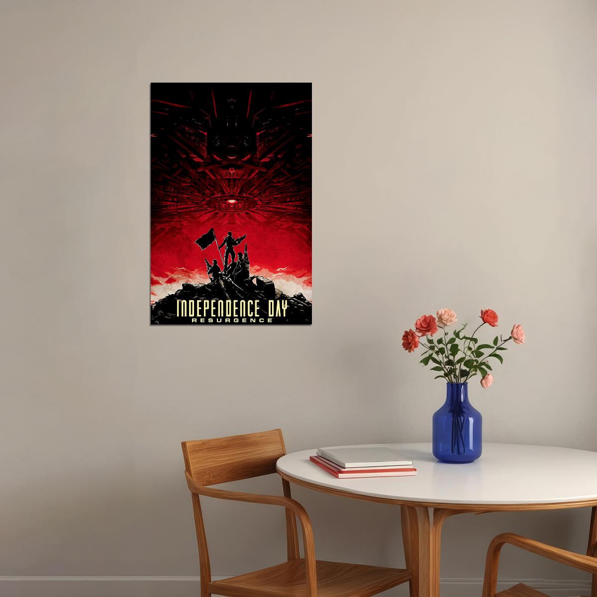 Independence Day Sci Fi Fantasy Movie Poster Wall Art Print Home Wall Decor