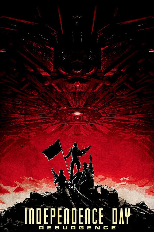 Independence Day Sci Fi Fantasy Movie Poster Wall Art Print Home Wall Decor