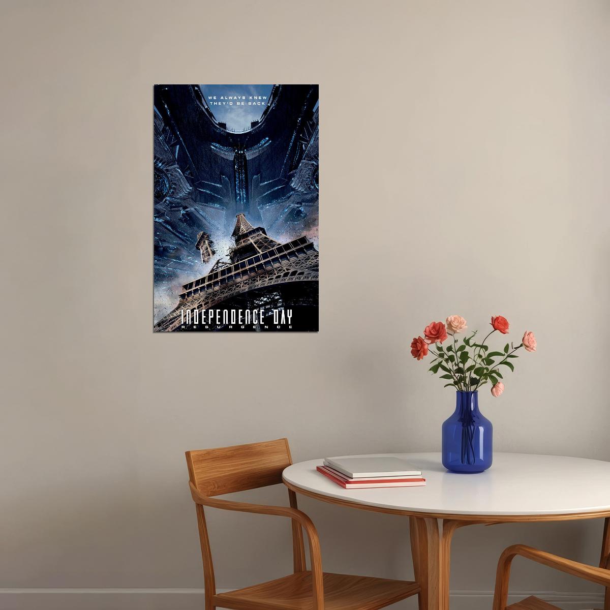 Independence Day Movie Action Poster Wall Art Print Home Wall Decor