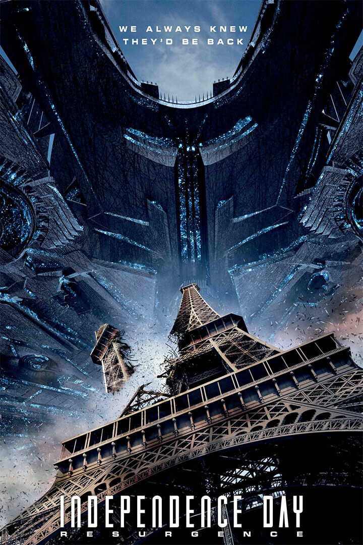 Independence Day Movie Action Poster Wall Art Print Home Wall Decor