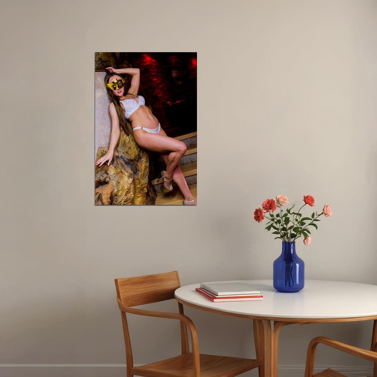 Sexy Female Model Club Paradise Hot Poster Wall Art Print Home Wall Decor