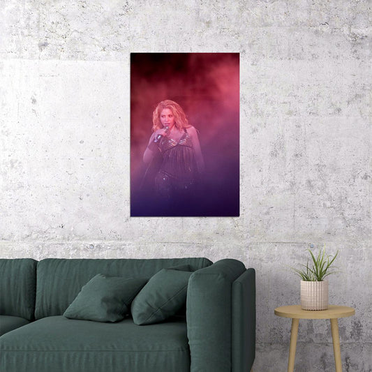 Shakira In Concert Sexy Singer Hot Poster Wall Art Print Home Wall Decor