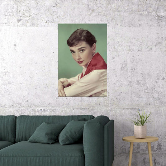 Audrey Hepburn Actress Cute Girl Poster Wall Art Print Home Wall Decor