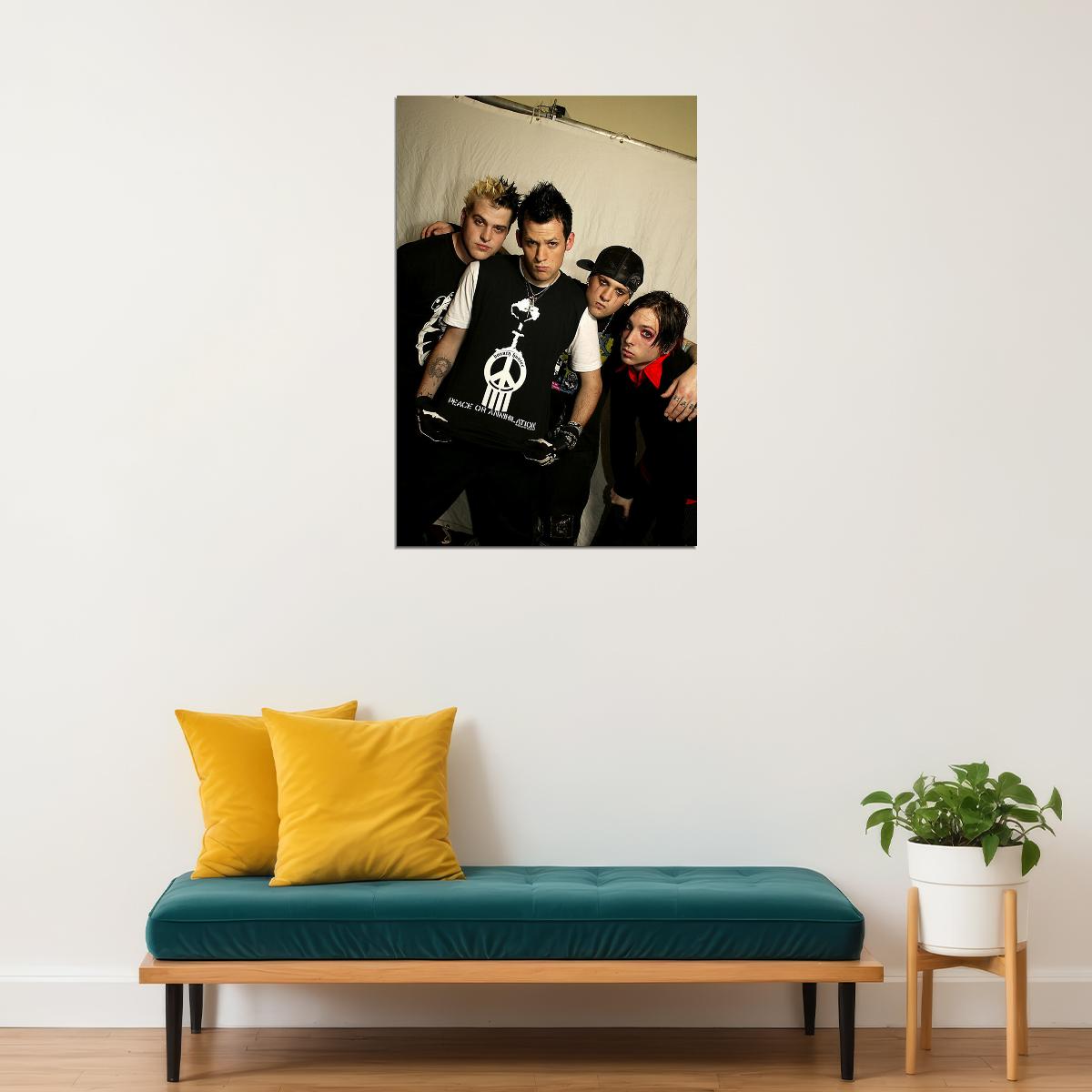 Good Charlotte Posed Music Band Poster Wall Art Print Home Wall Decor