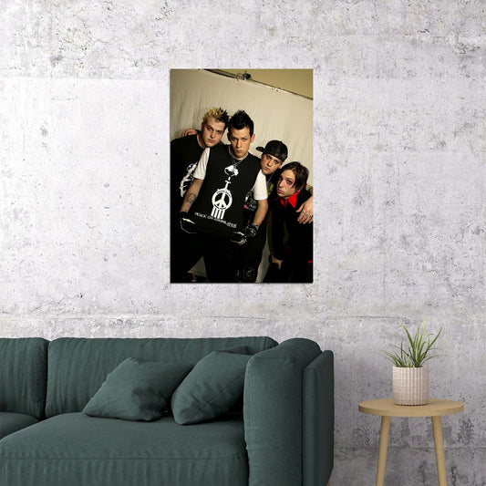 Good Charlotte Posed Music Band Poster Wall Art Print Home Wall Decor