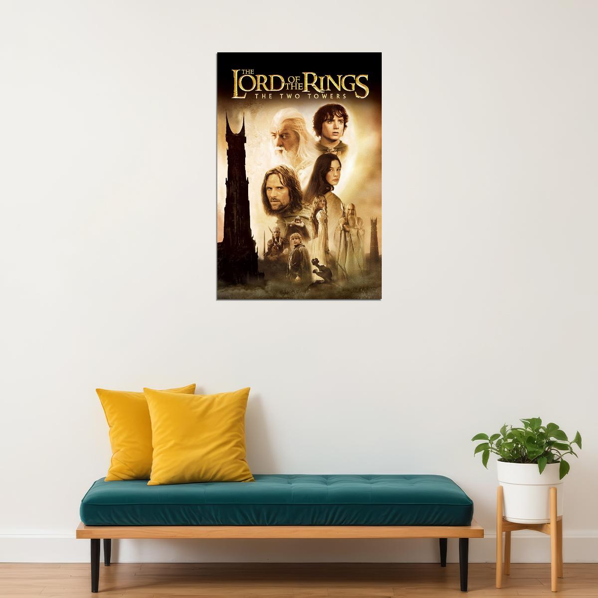Lord Of The Rings Movie Poster Wall Art Print Home Wall Decor