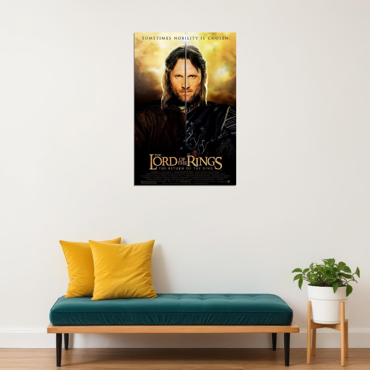 Lord Of The Rings Movie Action Poster Wall Art Print Home Wall Decor