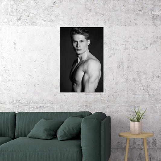 Berion Sexy Sweet Male Model Poster Wall Art Print Home Wall Decor