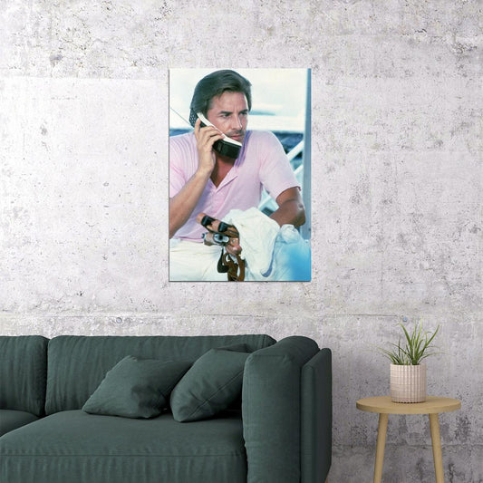 Don Johnson Tv Actor Charisma Handsome Poster Wall Art Print Home Wall Decor