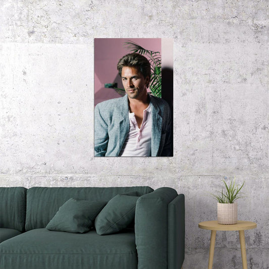 Don Johnson Tv Actor Charisma Handsome Poster Wall Art Print Home Wall Decor