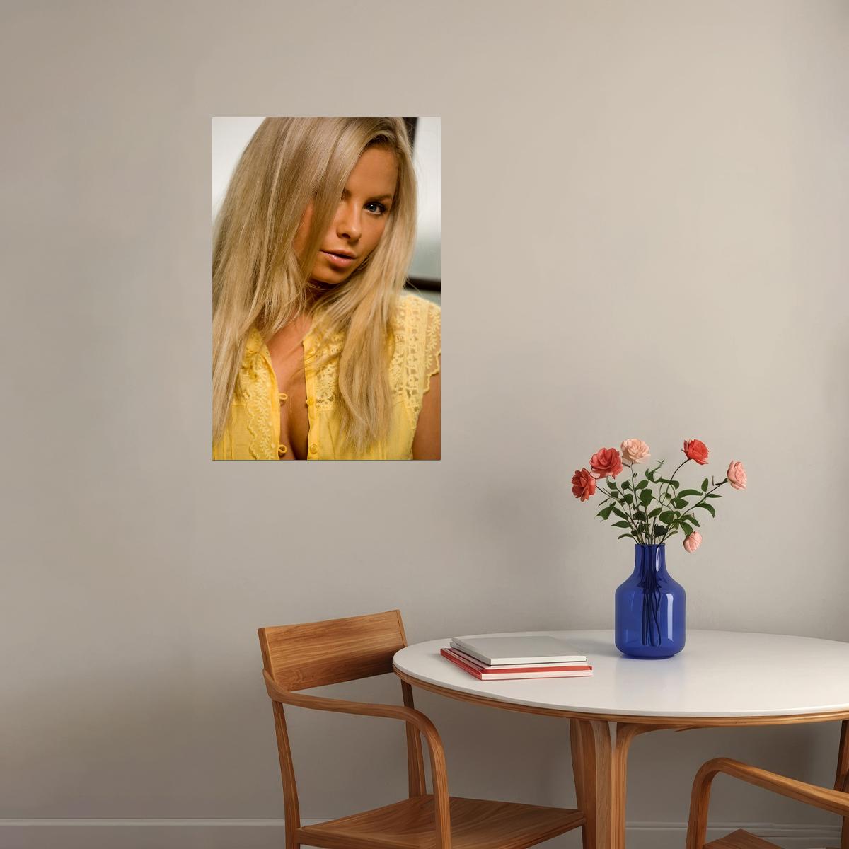 Sexy Female Model Tailor James Woman Poster Wall Art Print Home Wall Decor