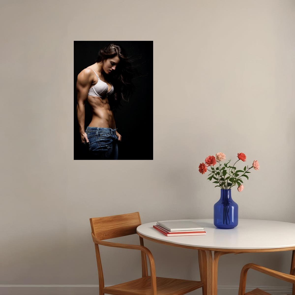Sexy Female Model Perfection Hot Poster Wall Art Print Home Wall Decor