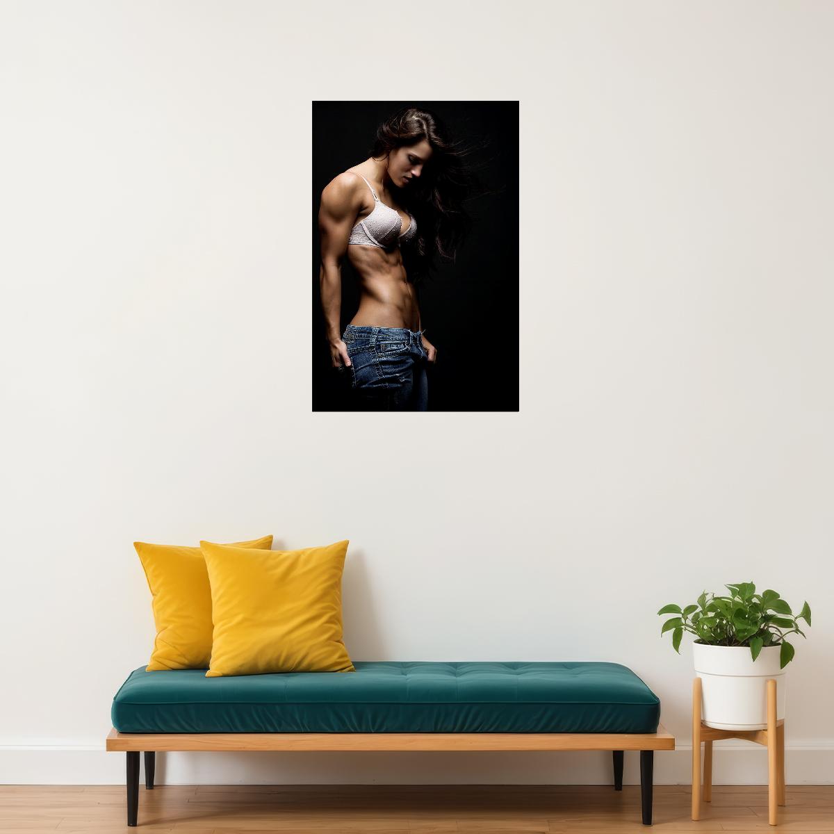 Sexy Female Model Perfection Hot Poster Wall Art Print Home Wall Decor