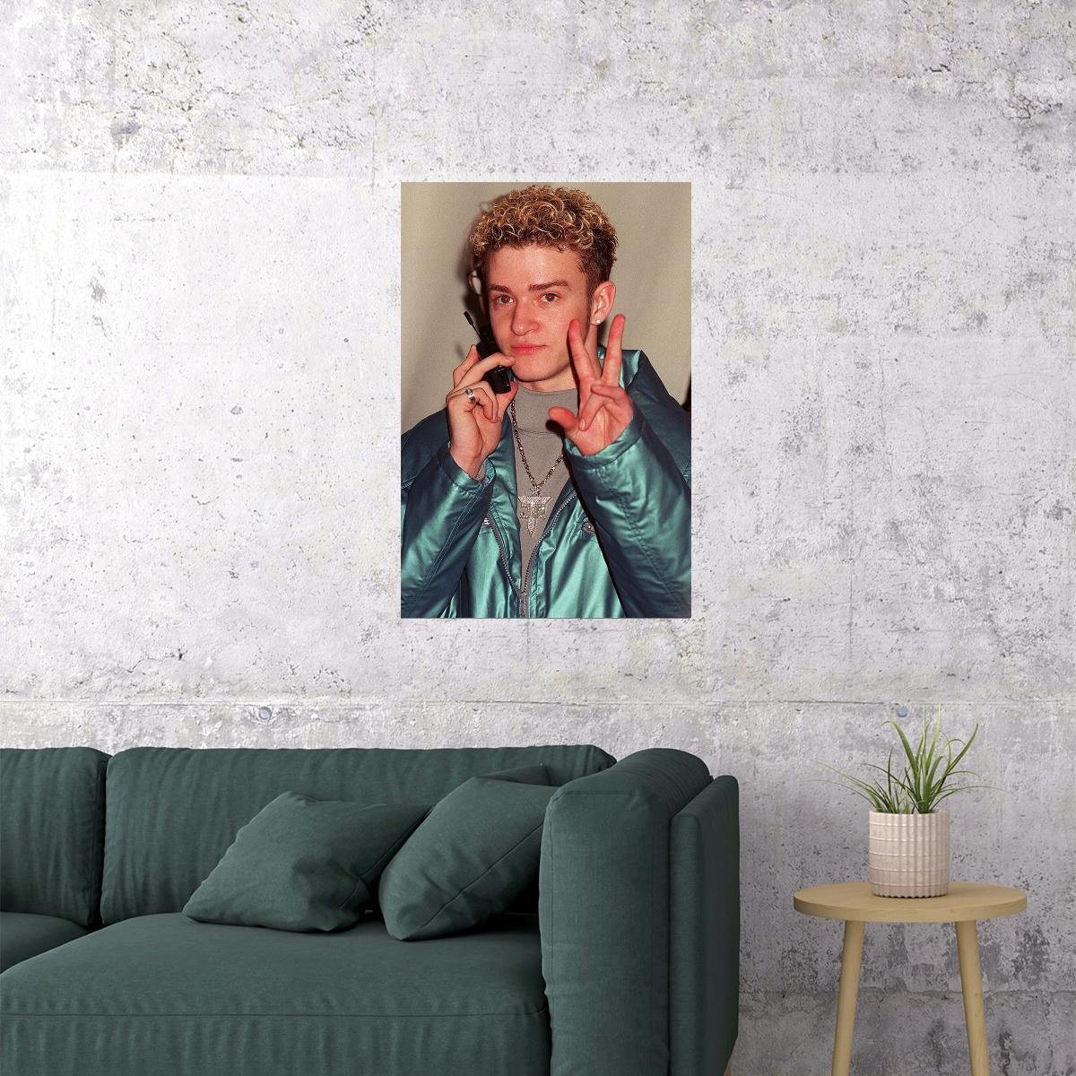 Justin Timberlake N Sync Music Group Poster Wall Art Print Home Wall Decor