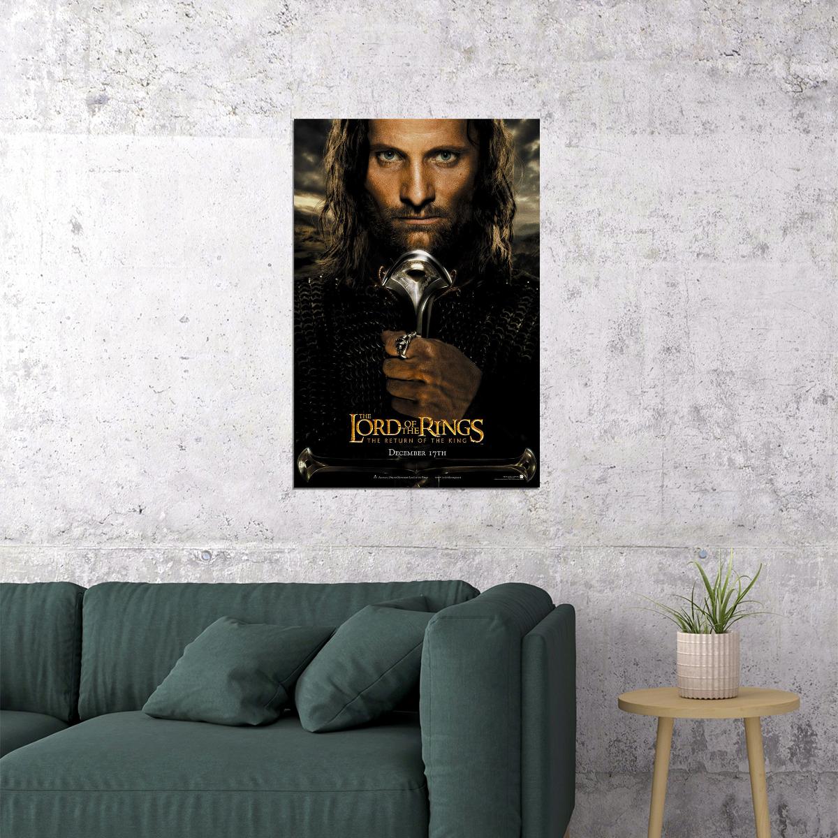 Lord Of The Rings Movie Fantasy Action Poster Wall Art Print Home Wall Decor