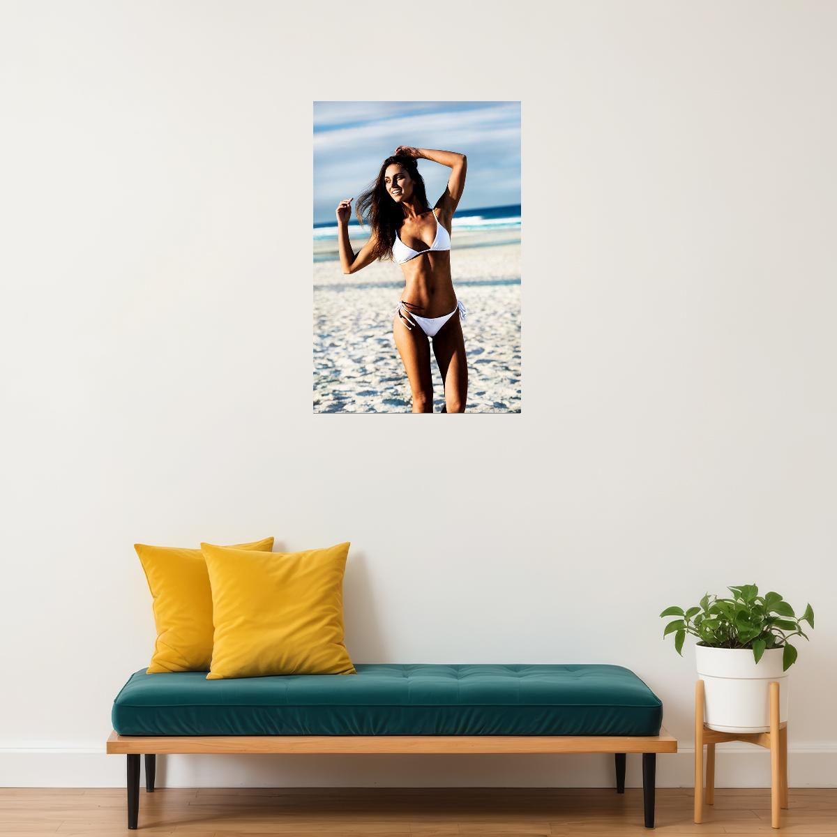 Sexy Female Model Hot Steph Poster Wall Art Print Home Wall Decor