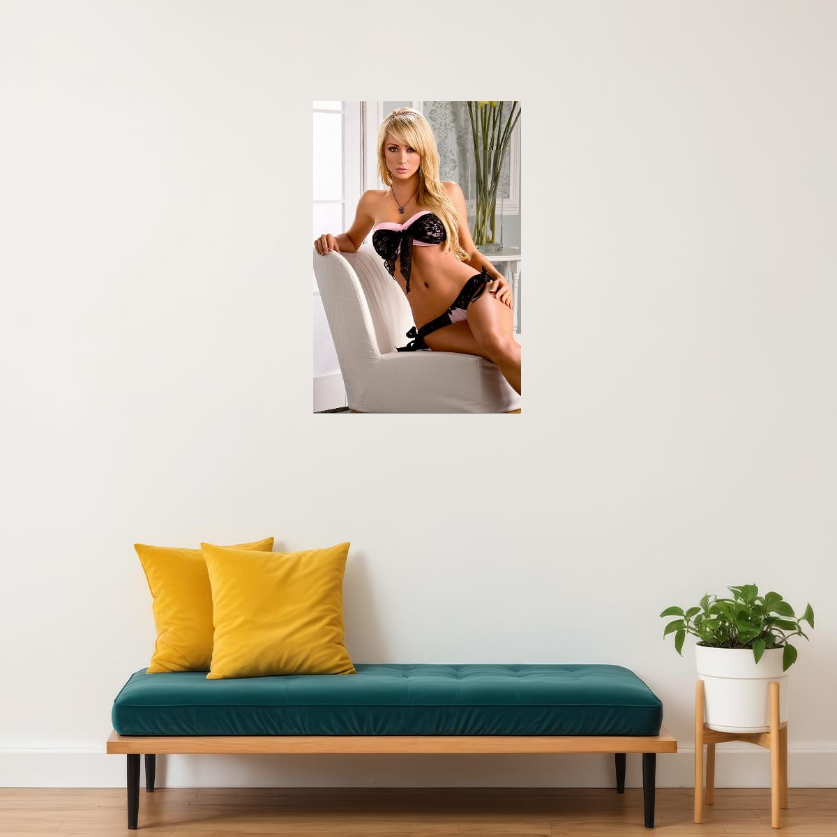Sara Underwood Sexy Woman Model Poster Wall Art Print Home Wall Decor