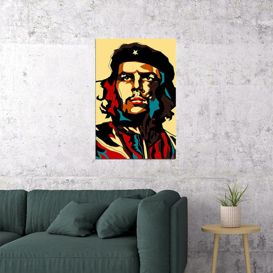 Che Guevara Political Cuba Colorful Poster Wall Art Print Home Wall Decor